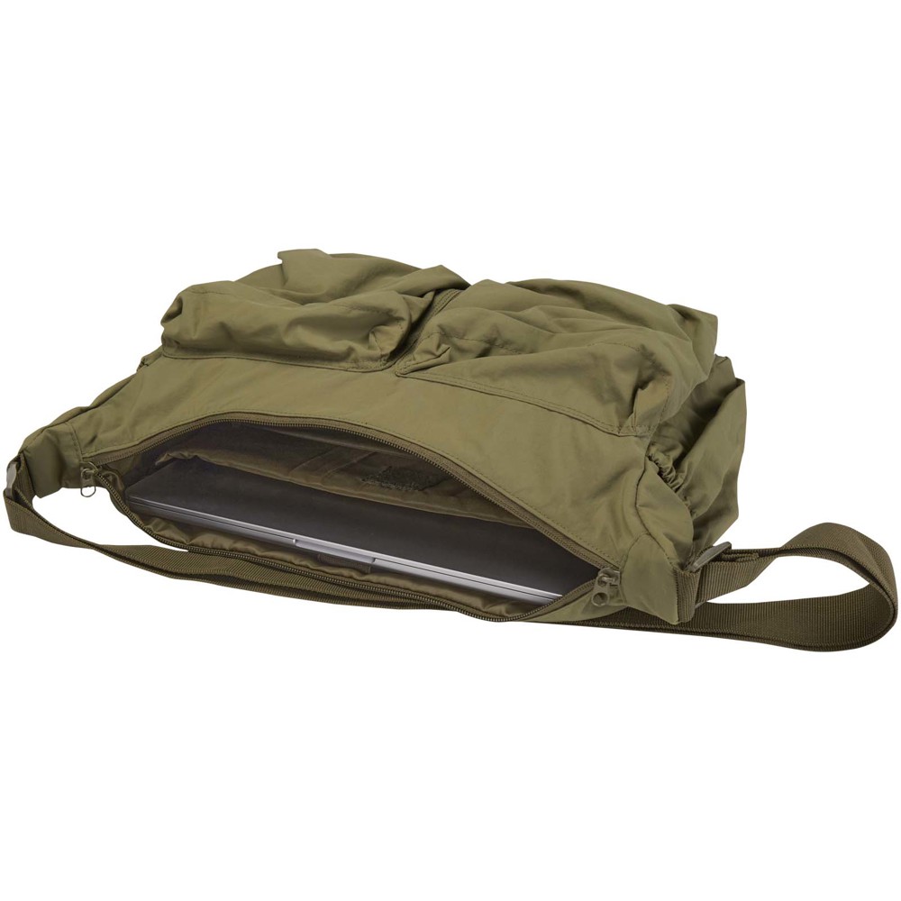 Sacoche pour ordinateur portable Calli 13 pouces en nylon recyclé GRS Vert forêt