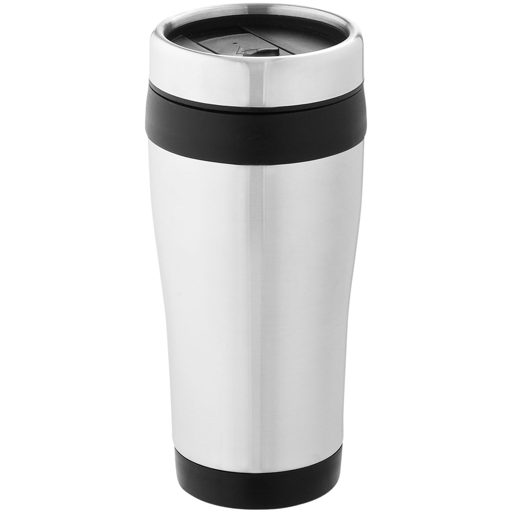 Elwood 410 ml RCS-zertifizierter Isolierbecher aus recyceltem Edelstahl schwarz