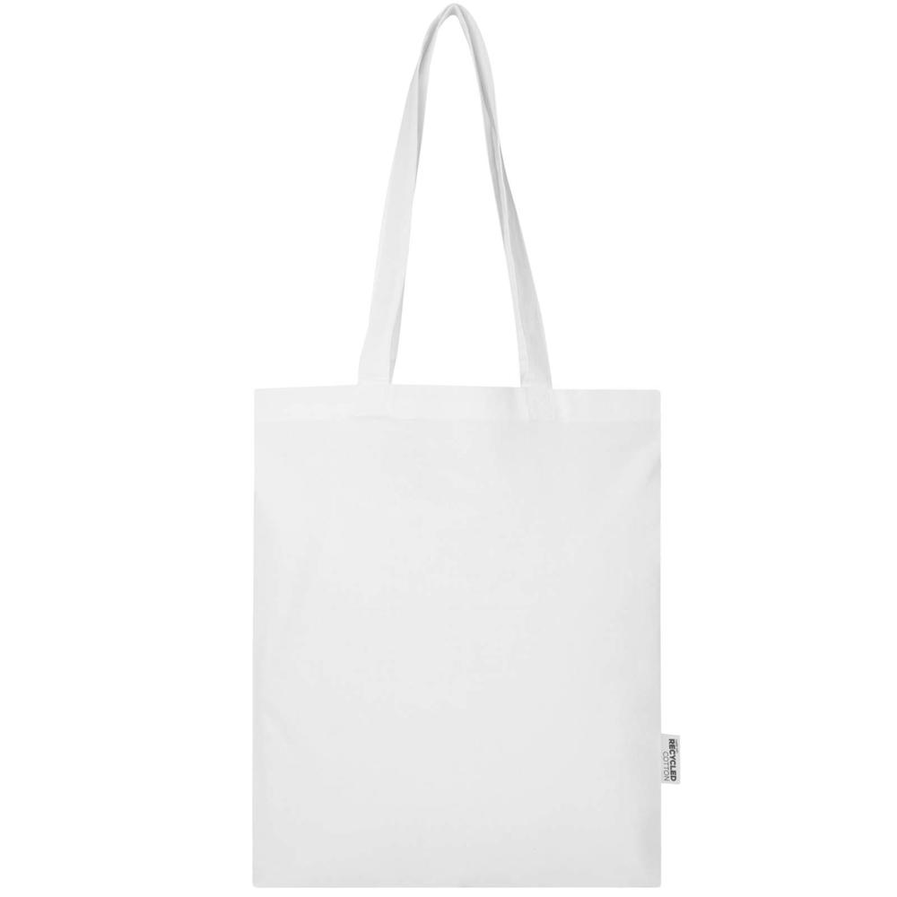 Sac shopping Peru Blend en coton recyclé GRS 180 g/m2 7 L blanc