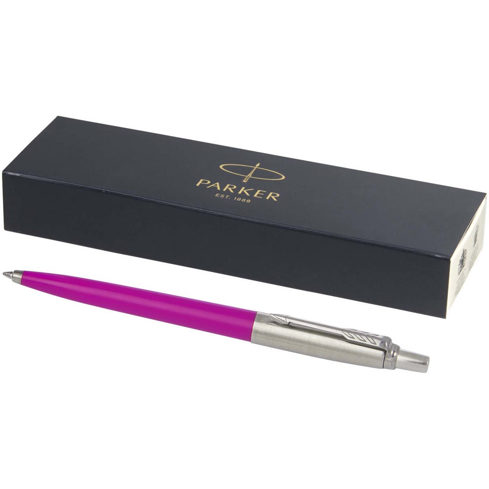 Stylo bille Parker Jotter recyclé (encre bleue) Magenta