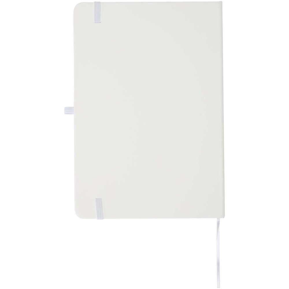 Ensemble comprenant un cahier en papier recyclé Spectrum A5 et un stylo à bille blanc