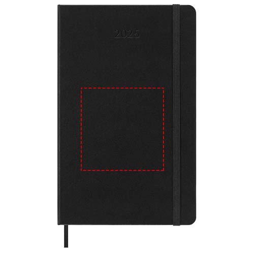 Agenda L quotidien 12 mois Moleskine à couverture rigide Noir