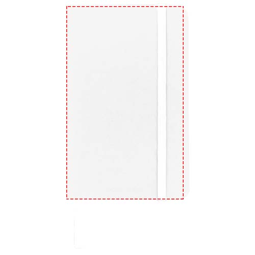 Carnet de notes A6 Spectrum à couverture rigide blanc