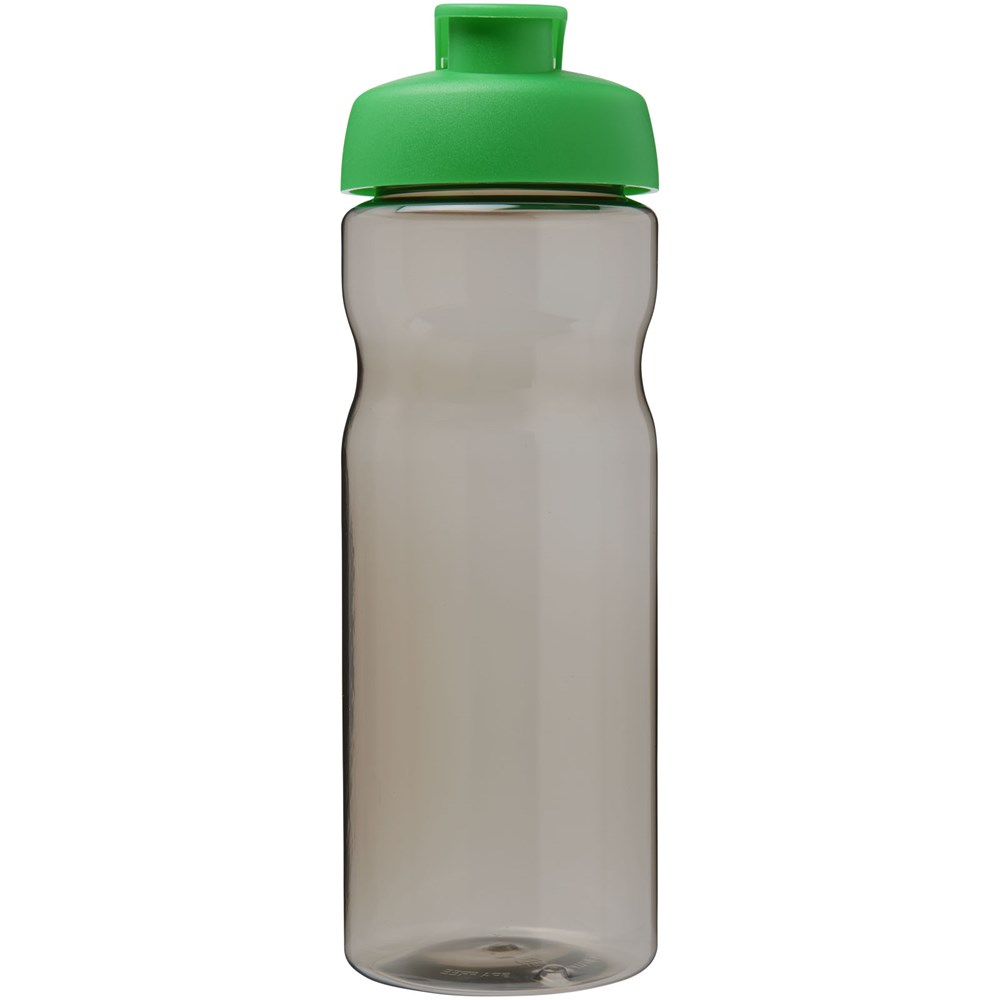 H2O Active® Eco Base 650 ml Sportflasche mit Klappdeckel hellgrün, kohle