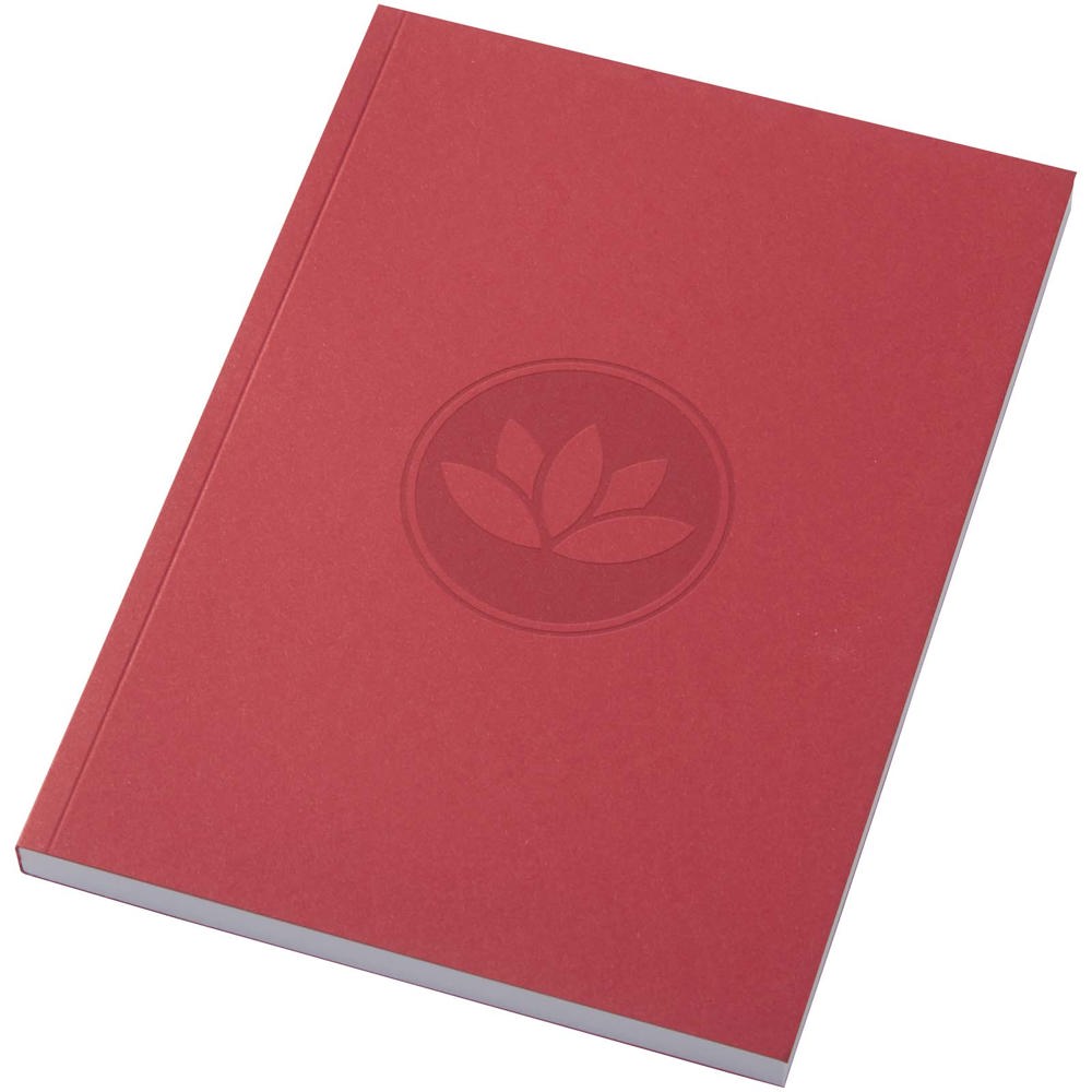 Novella Austen A5 Softcover Notizbuch aus Recyclingmaterial – 100 Blatt rot