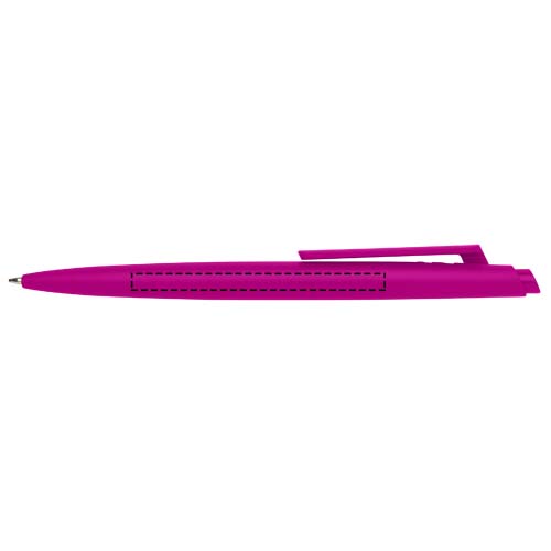 Stylo bille Ipe recyclé RCS (encre noire) Magenta
