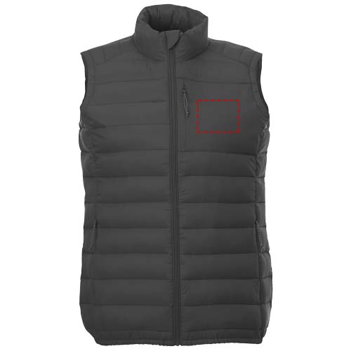 Bodywarmer matelassé Femme Pallas recyclé Gris storm