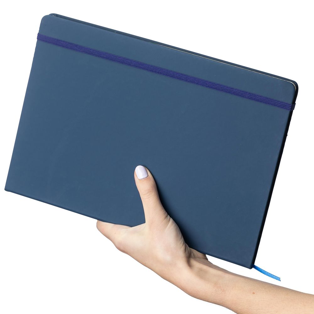 Notizbuch Azure | PU | A4 | Liniert