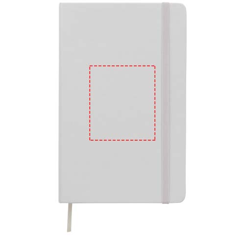 Carnet Classic L à couverture rigide - réglé Blanc