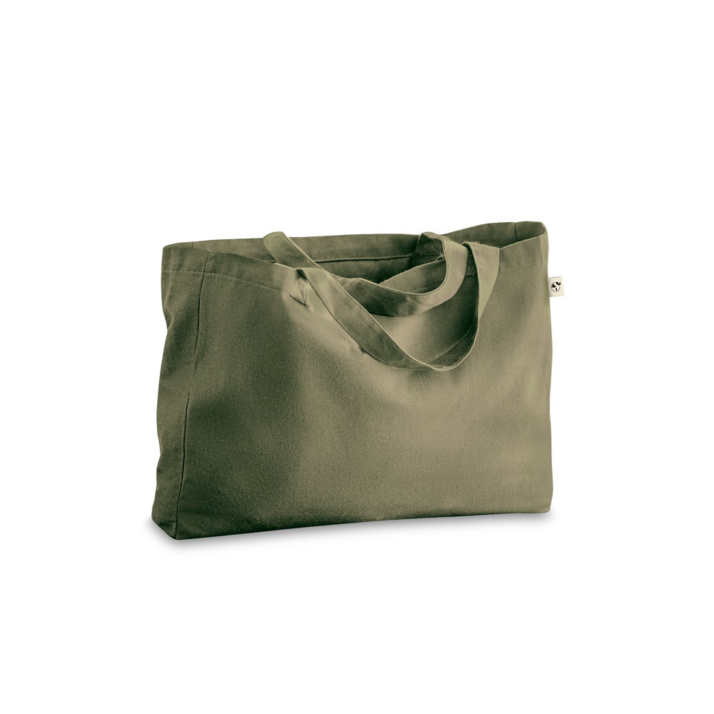 CAMDEN Tragetasche aus Baumwolle (50%), recycelter Baumwolle (30%) und polyester (20% rPET) (280 g/m²) dunkelgrün