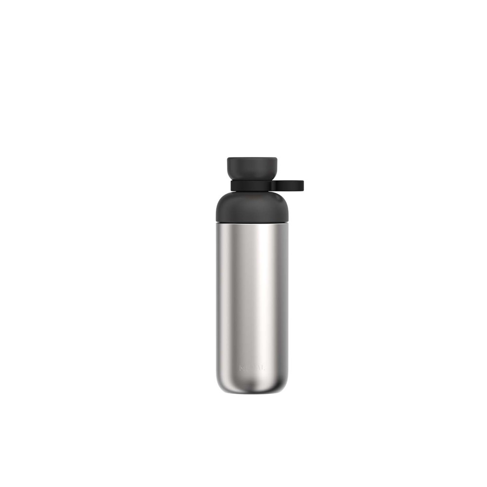 Bouteille d'eau en acier inoxydable recyclé Mepal Vita de 700 ml Noir
