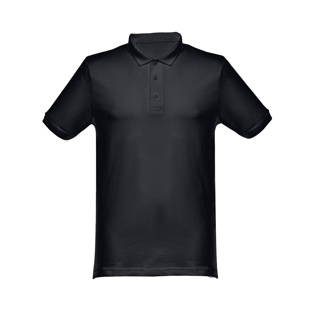 THC MONACO Polo pour homme Noir