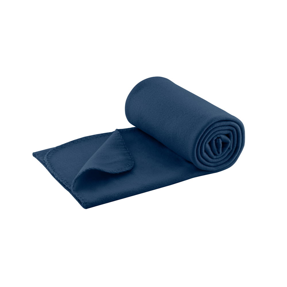 Fleece-Decke Caroline blau