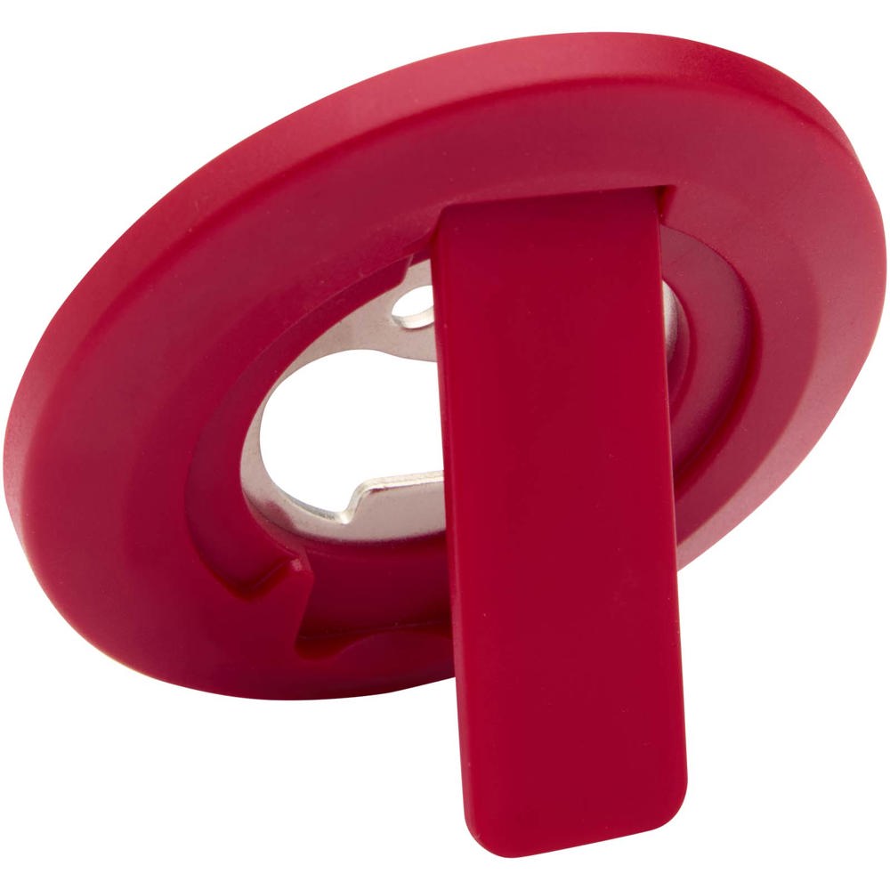 Ain Magnetische Smartphonehalterung aus recyceltem Kunststoff mit Flaschenöffner rot