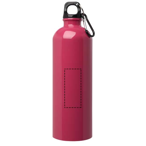 Oregon 750 ml RCS-zertifizierte, einwandige Trinkflasche aus Edelstahl mit Karabinerhaken magenta