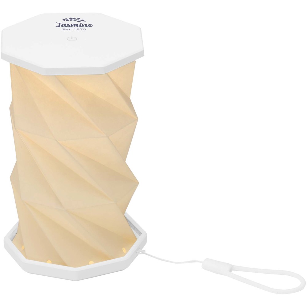 Lampe de table pliable Celestia en plastique recyclé