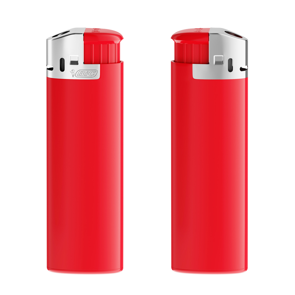 Piezo- Briquet Siebdruck BIC J38 rouge