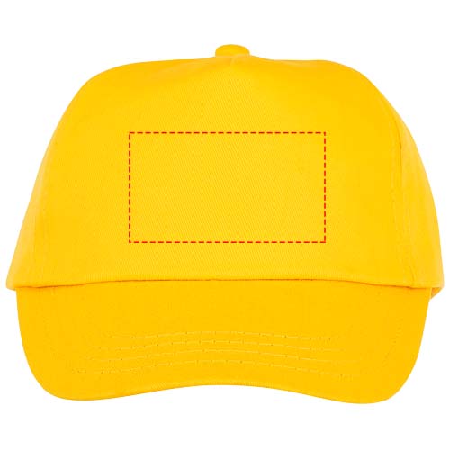 Casquette 5 panneaux Feniks enfant Jaune