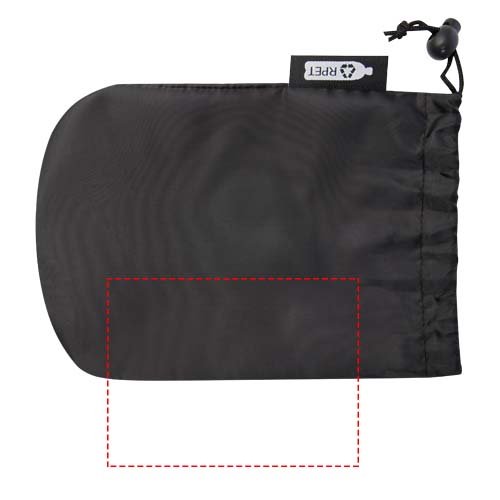 Serviette Pieter ultra-légère à séchage rapide fabriquée en PET recyclé 130 x 80 cm Orange