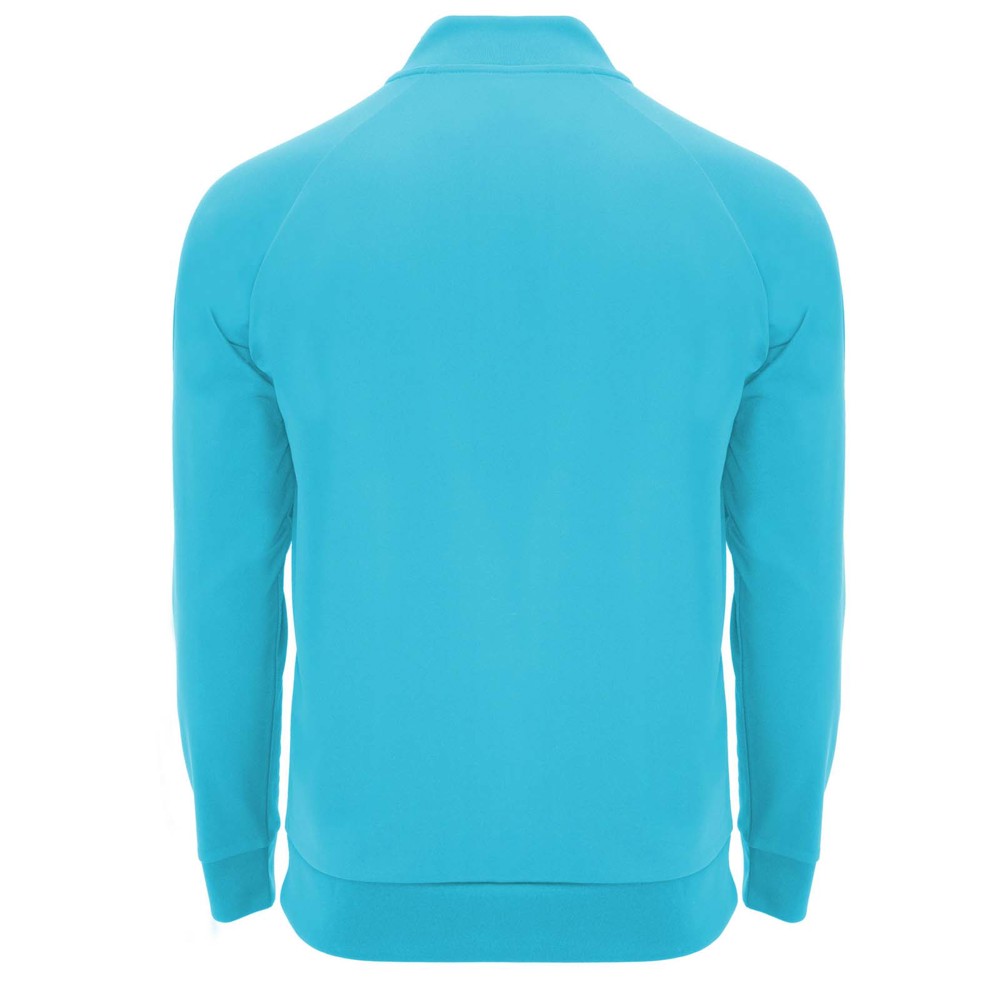 Epiro 200 g/m² Half-Zip Sweatshirt für Kinder Fluor-Türkis