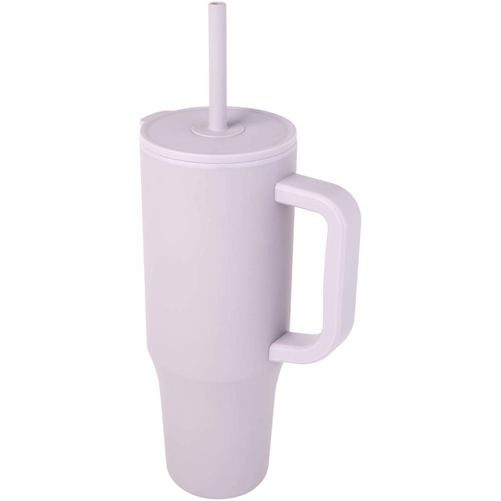 Brady 900 ml RCS-zertifizierter Isolierbecher mit Silikon Trinkhalm fliederfarben