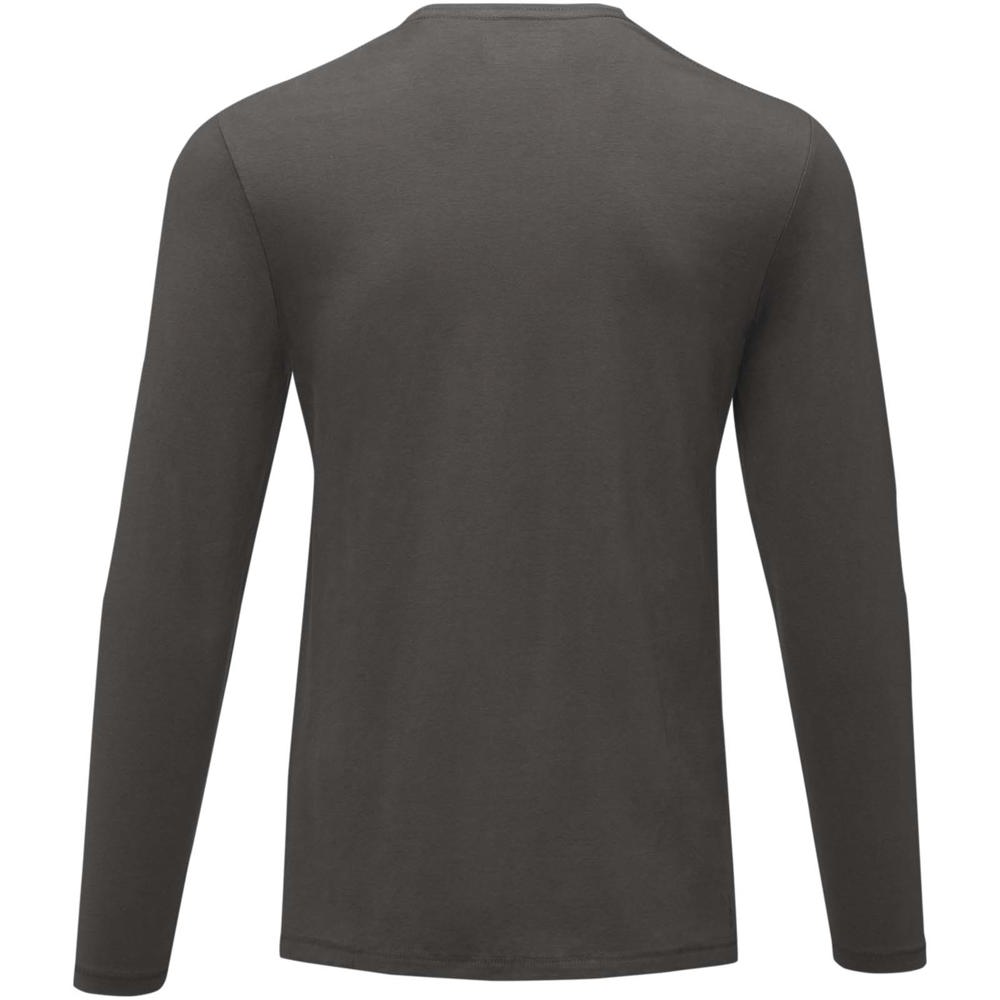 T-shirt bio manches longues homme Ponoka Gris storm