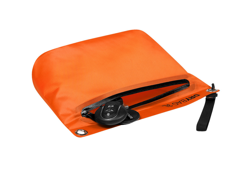 Reissverschluss-Tasche DRYBAG Orange néon
