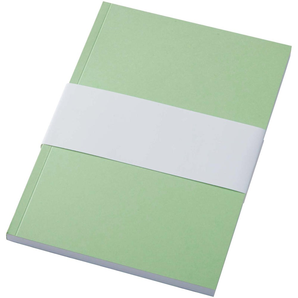 Novella Austen A5 Softcover Notizbuch aus Recyclingmaterial – 100 Blatt grün