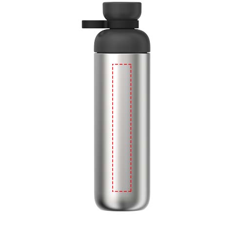 Gourde Mepal Vita en acier inoxydable recyclé, 900 ml Noir