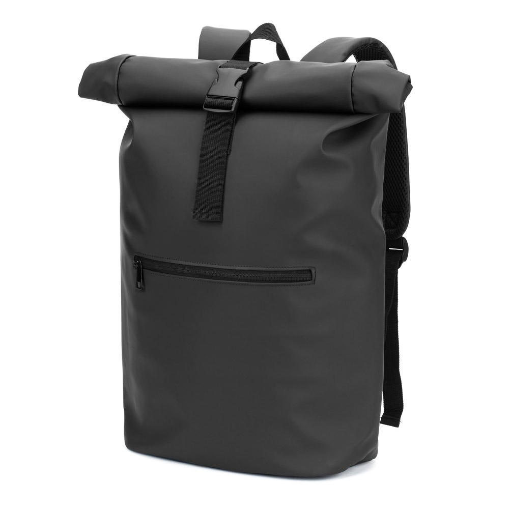 PORTLAND. Roll-Top-Rucksack aus PU mit Laptopfach, 16“