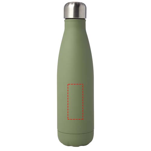 Bouteille isotherme sous vide Cove de 500 ml en cuivre et acier inoxydable recyclé certifié RCS  Vert bruyère