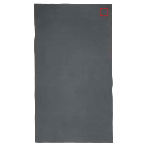 Pieter ultraleichtes und schnell trocknendes GRS Handtuch 100 × 180 cm grau