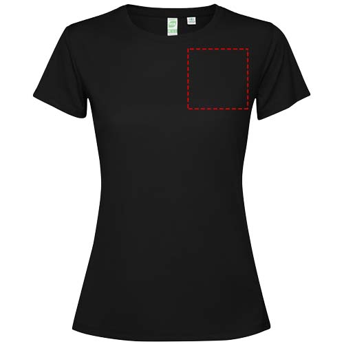 T-shirt Estoril à manches courtes pour femme Noir