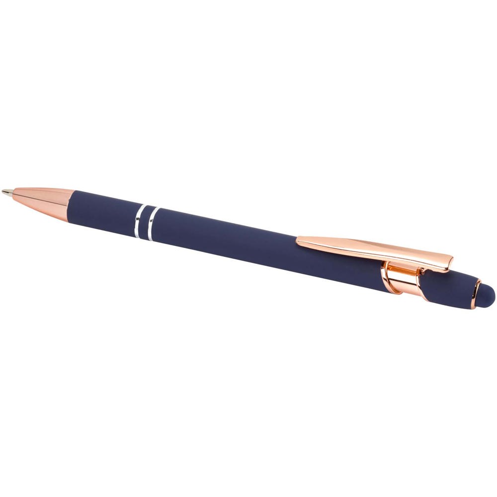 Nanna Kugelschreiber mit Roségold Finish Ozeanblau