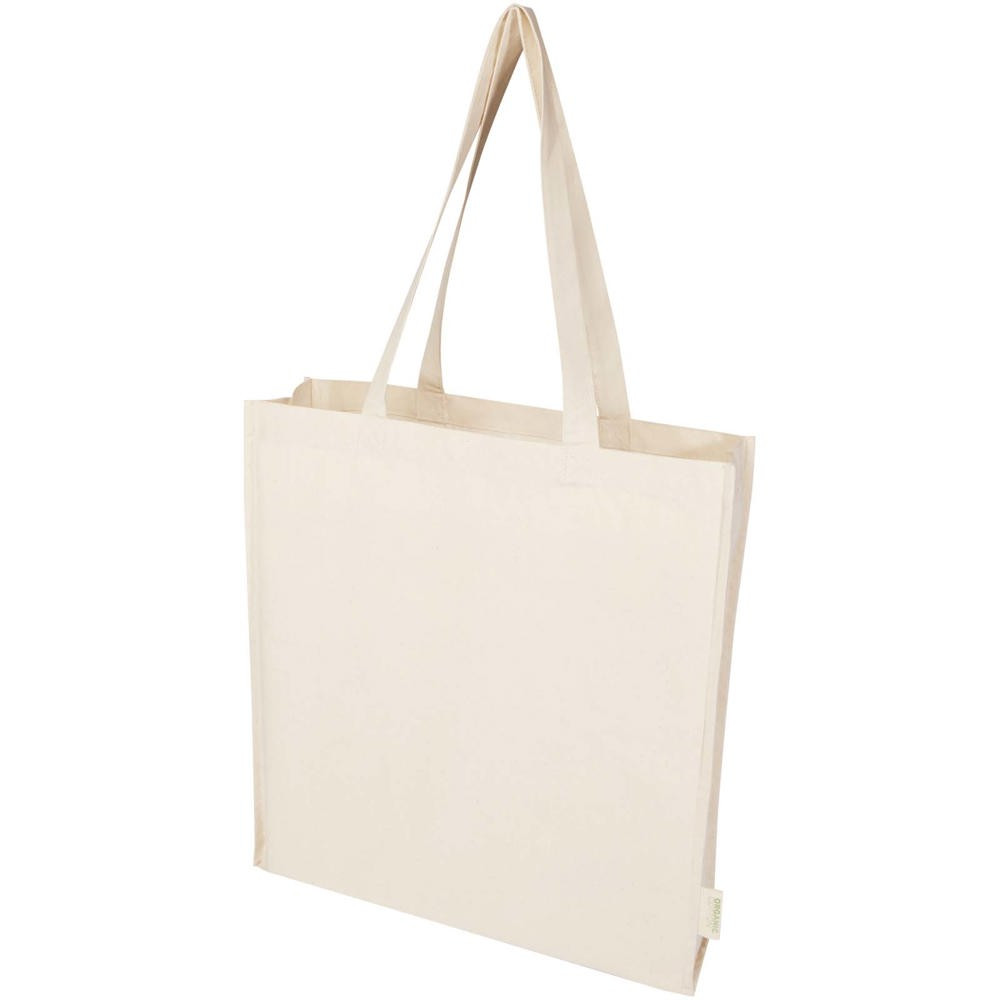 Odisha 180 g/m² OCS Bio Tragetasche mit Seitenfalten 14L