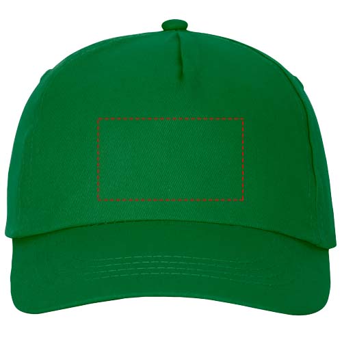 Casquette 5 panneaux Feniks Vert fougère