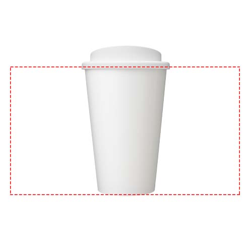 Gobelet avec isolation Brite-Americano® POP de 350 ml Blanc