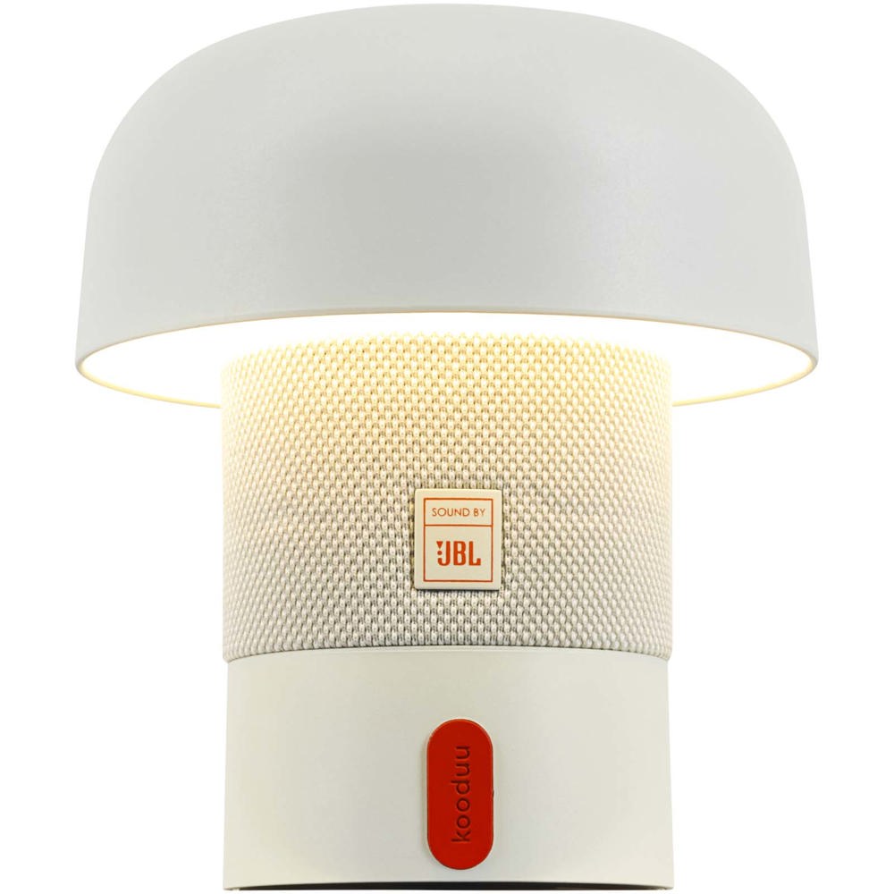 Kooduu Sensa Play Mini Tragbarer JBL Lautsprecher mit Leuchte weiss