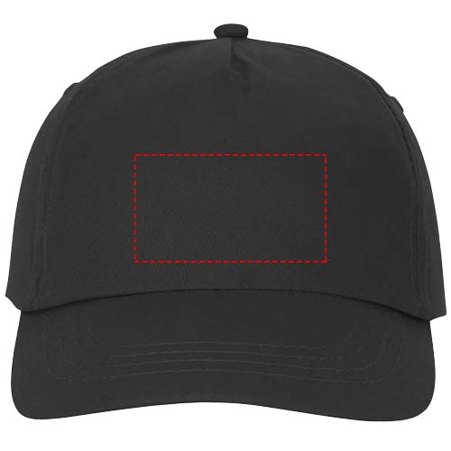 Casquette 5 panneaux Feniks Noir