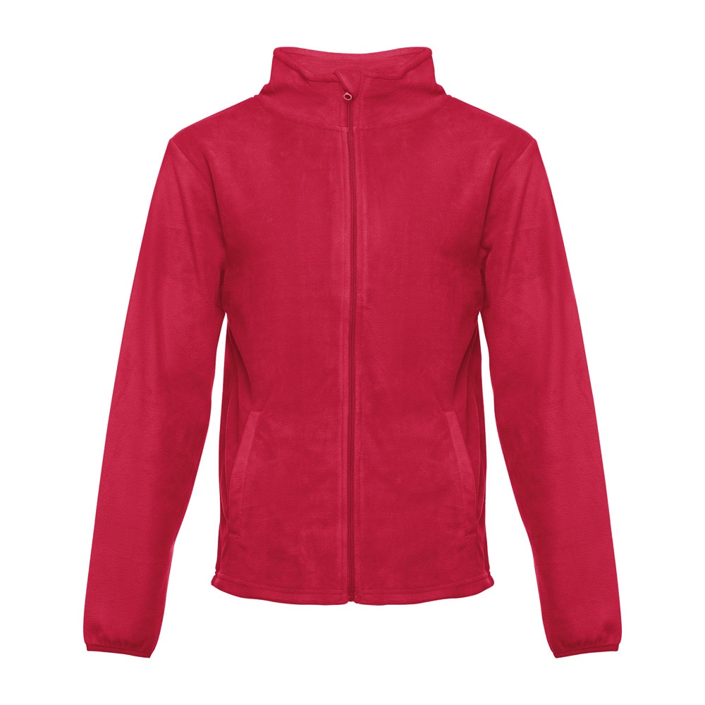 THC HELSINKI Herren-Fleecejacke aus Polyester rot