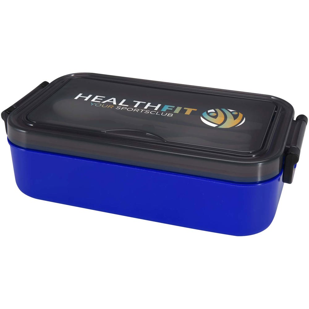 Snappy Lunchbox und Besteckset blau