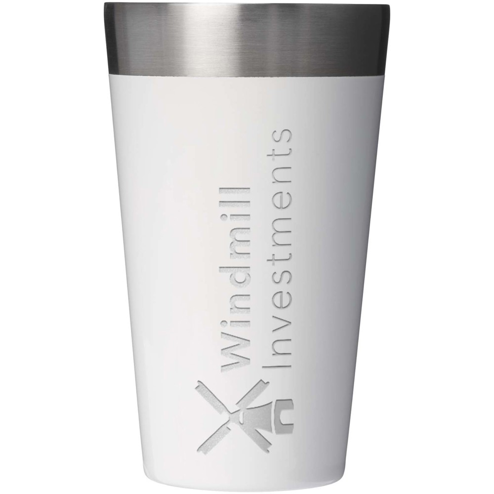 Gobelet en acier inoxydable isolé Stanley Stacking 470 ml blanc
