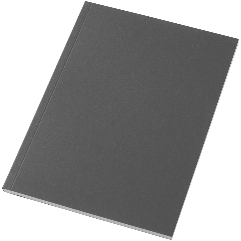 Novella Austen A5 Softcover Notizbuch aus Recyclingmaterial – 50 Blatt kohle