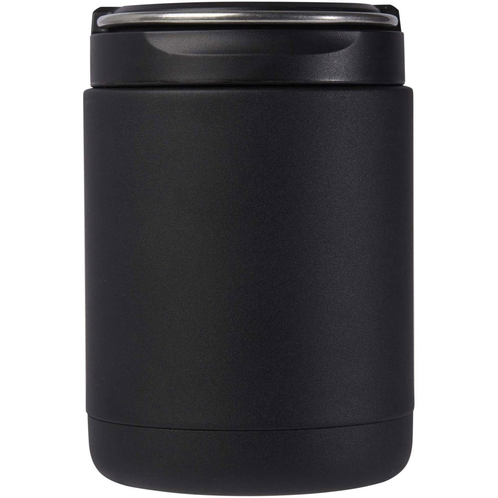 Doveron 500 ml isolierter Lunchpot aus recyceltem Edelstahl schwarz