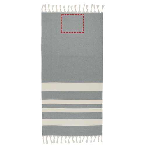 Serviette de hammam Anders 147 x 75,5 cm Marine