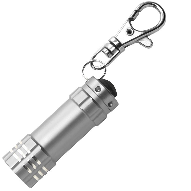 LED-Lampe mit Schlüsselanhänger Willy silber
