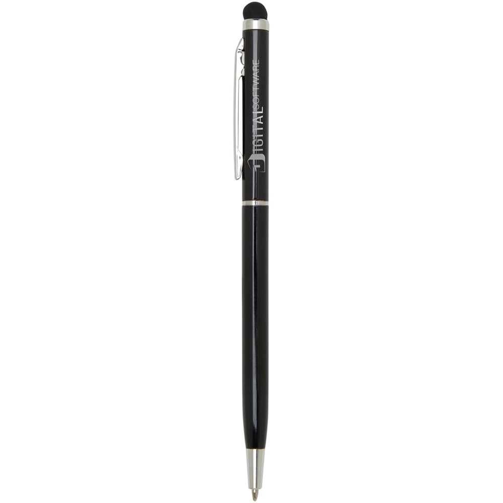 Stylo bille en aluminium Ore avec stylet (encre bleue) noir