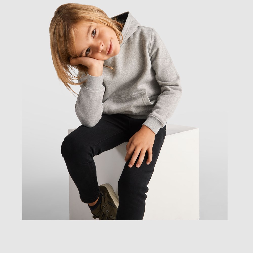 Sweat à capuche Urban pour enfant Bleu royal, Blanc