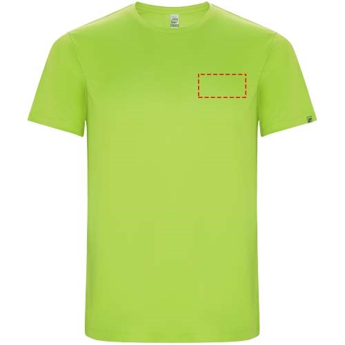 T-shirt sport Imola à manches courtes pour enfant Fluor Green