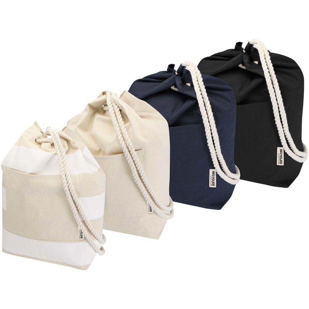 Sac de voyage de style marin Florida, 270 g/m², certifié GRS, 15 L blanc